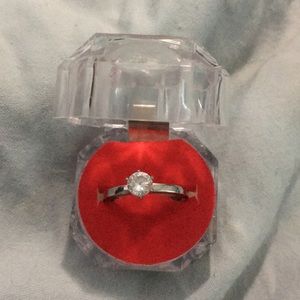 925 Single diamond ring